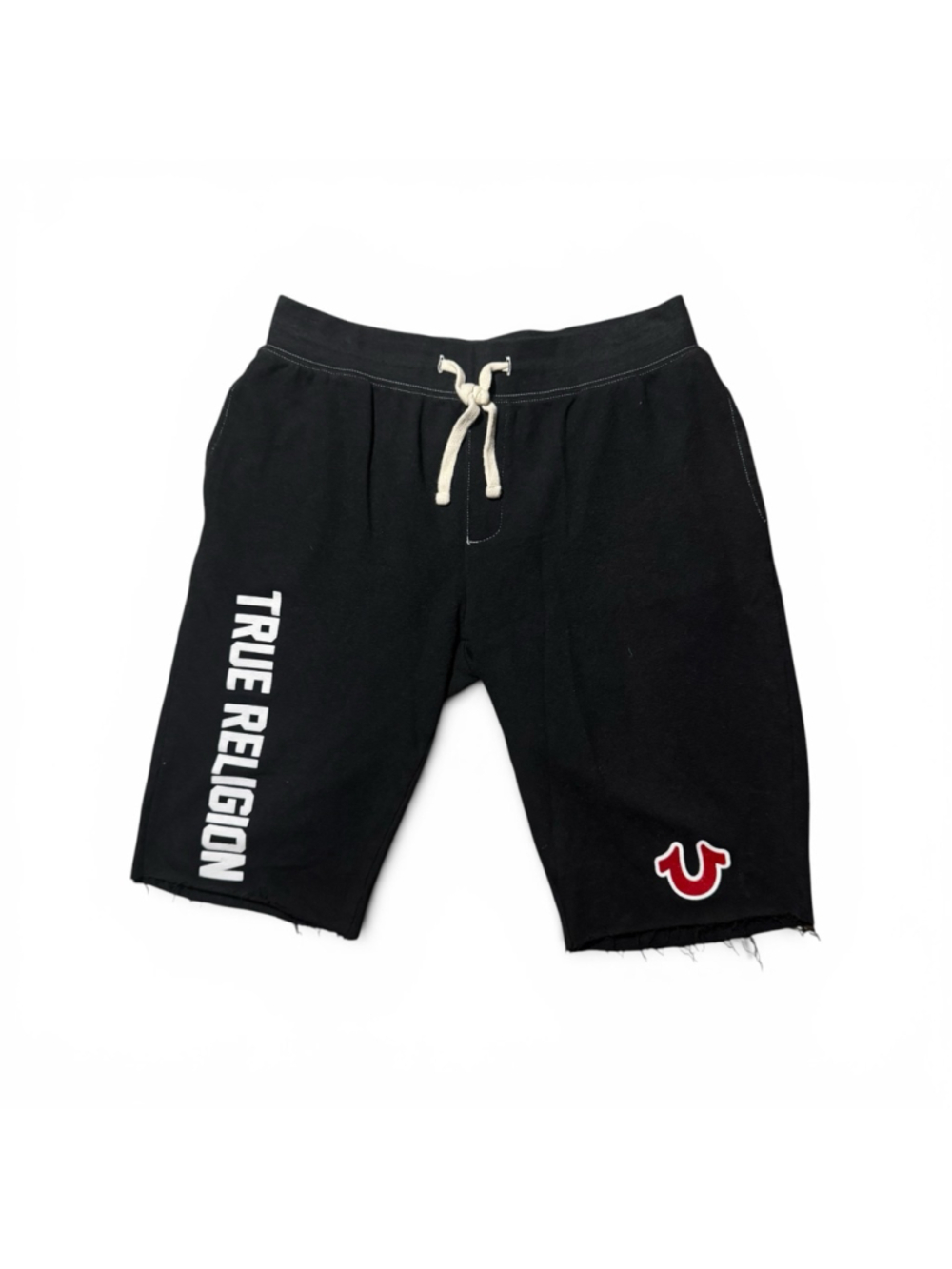 Men's True Religion Shorts Large Black White